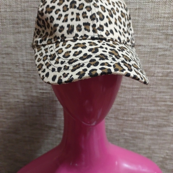 New Leopard Prints Ladies Baseball Cap/ Hat One Size 100% Cotton London Kaye - Picture 2 of 8